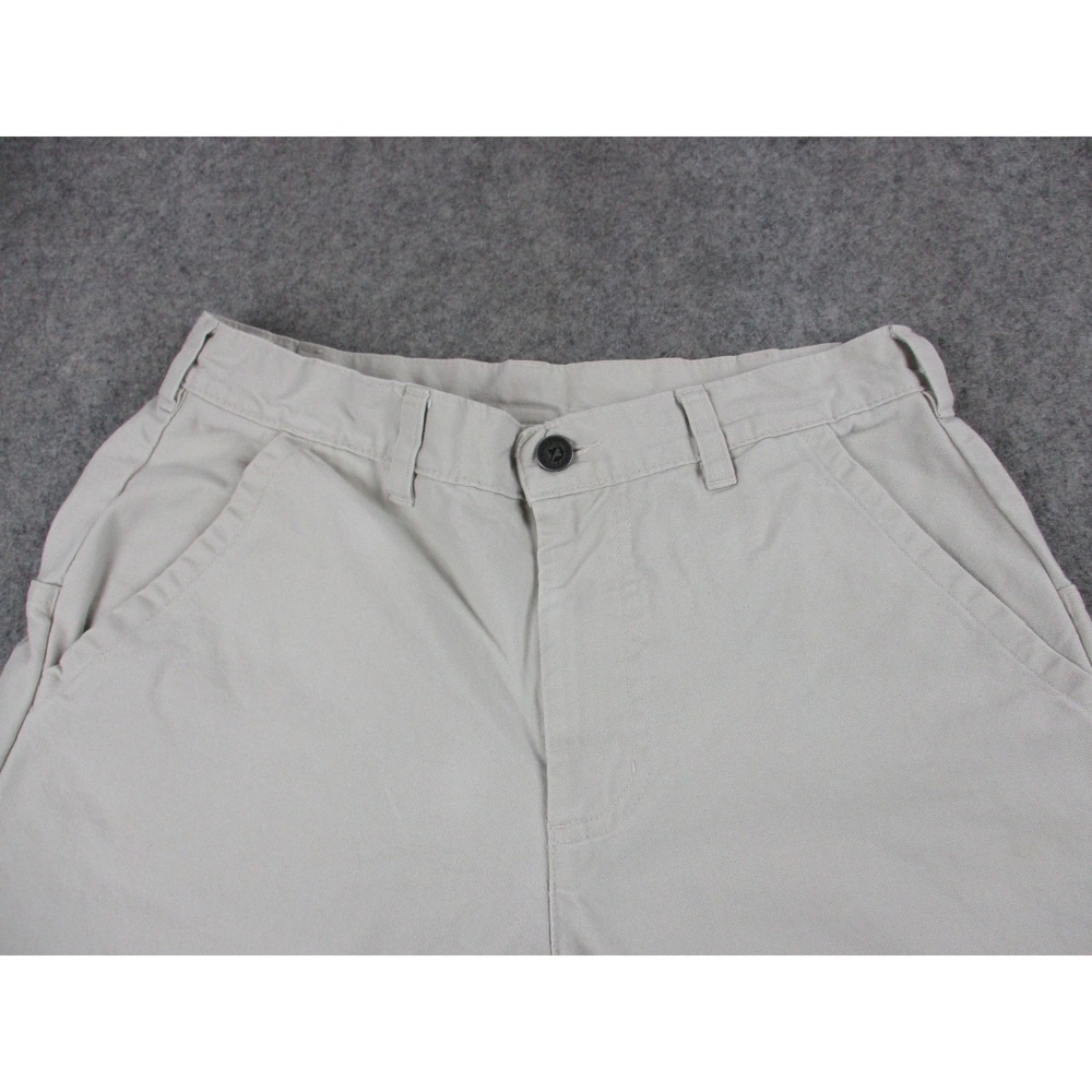 Patagonia Shorts Mens 30 Biege Stand Up Canvas Outdoors Hiking Pockets Organic - Picture 2 of 10